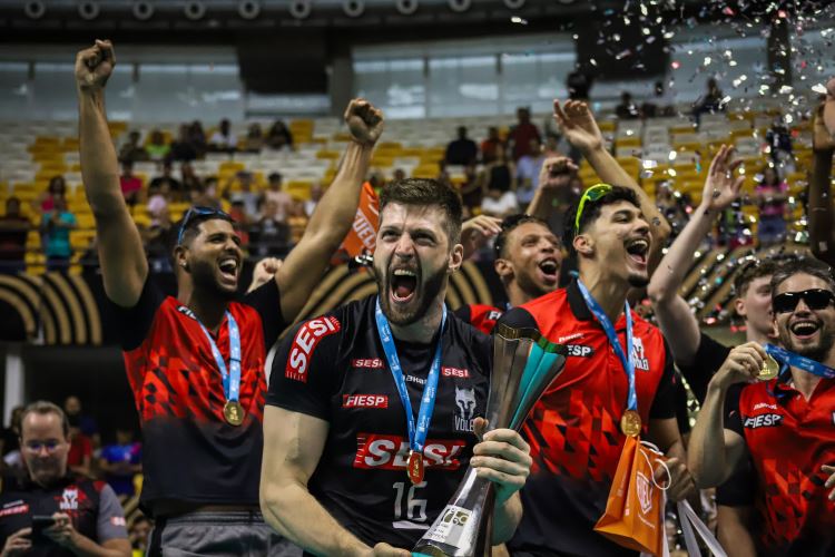 SESI Bauru é o atual campeão da Superliga Nacional Masculina de Vôlei 