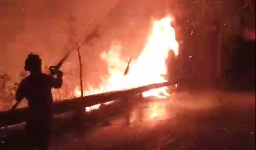 Incêndio em Campos do Jordão mobiliza bombeiros e Defesa Civil
