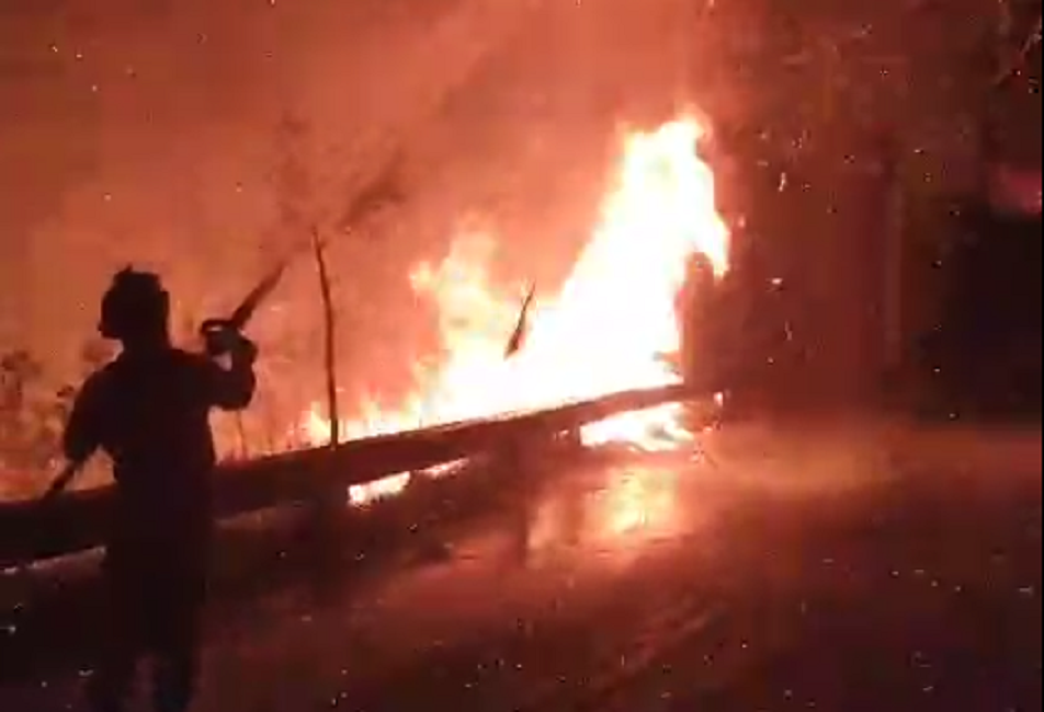 Incêndio em Campos do Jordão mobiliza bombeiros e Defesa Civil