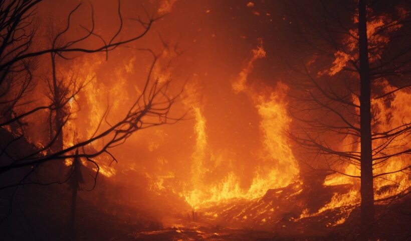 Incêndio em Cachoeira Paulista devasta área preservada e atinge o INPE