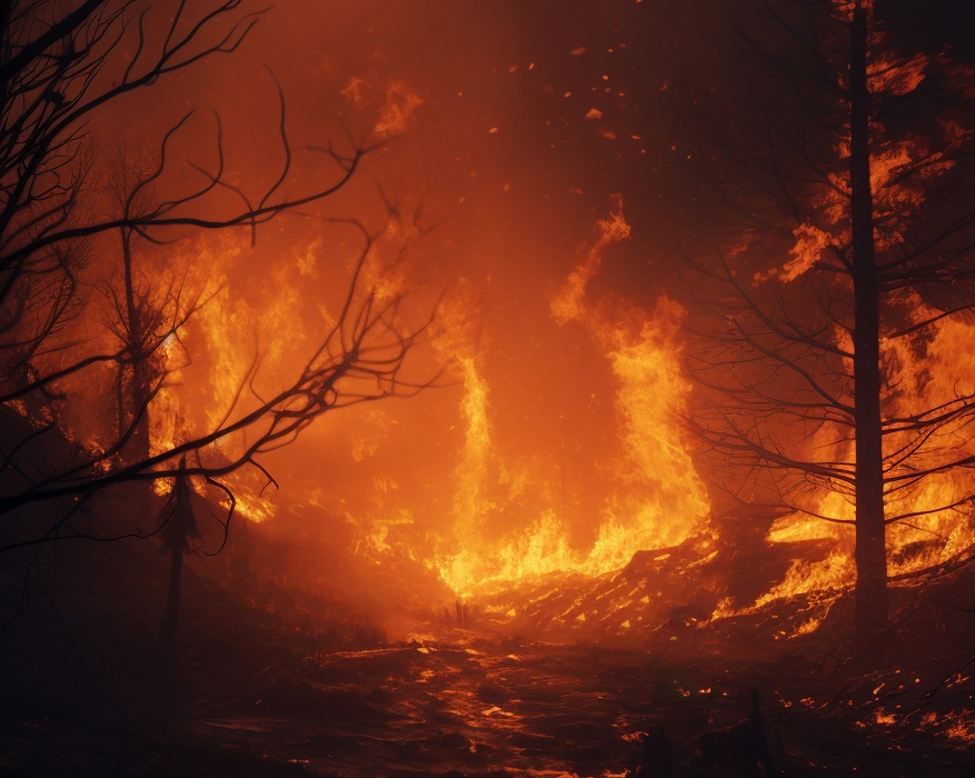 Incêndio em Cachoeira Paulista devasta área preservada e atinge o INPE