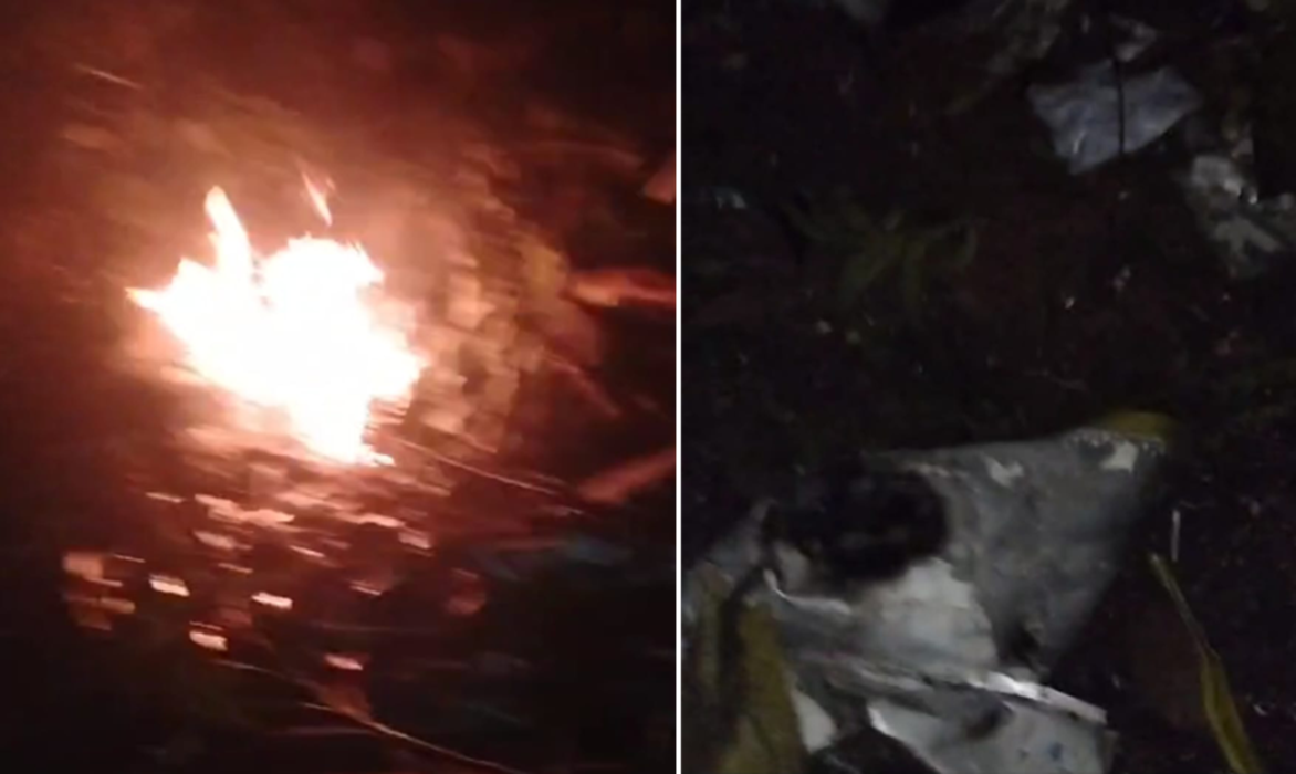 ACIDENTE AÉREO: Bombeiros encontram destroços de aeronave em Paraibuna