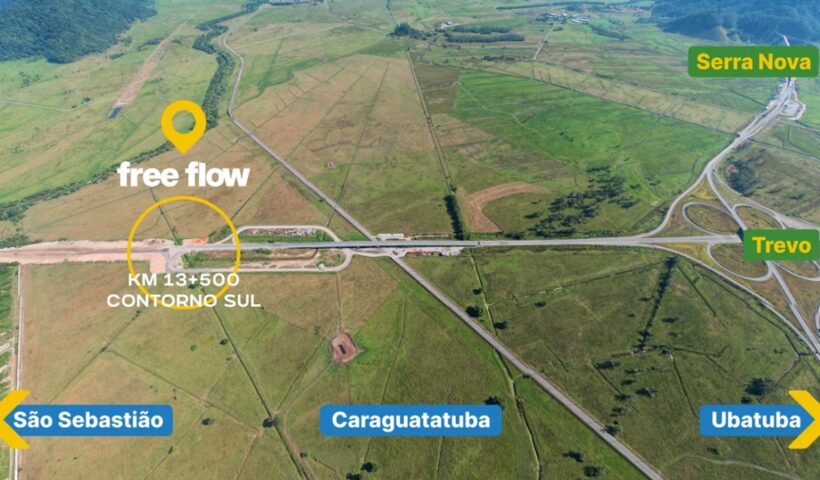 Prazo para pagamento da tarifa do Free Flow Tamoios é ampliado; serviço inicia em novembro