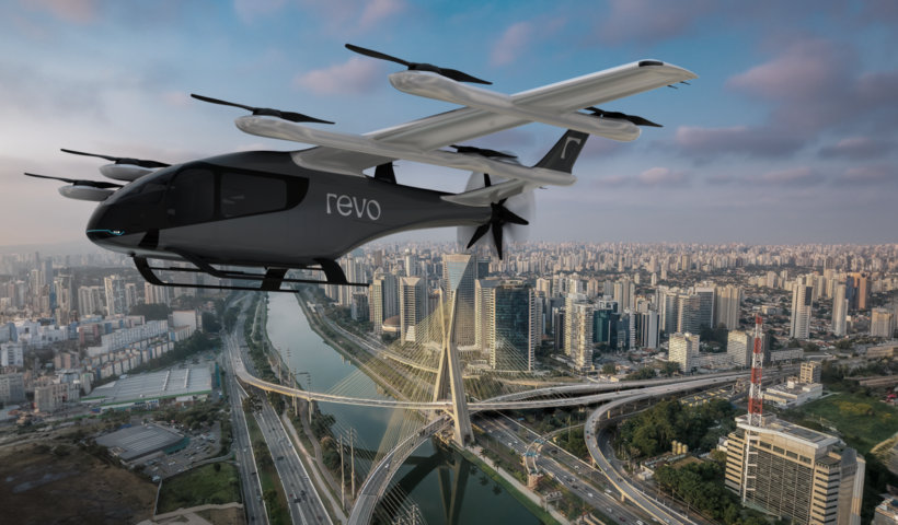 SP testa mobilidade aérea com simulação do 'carro voador' da Eve, de Taubaté