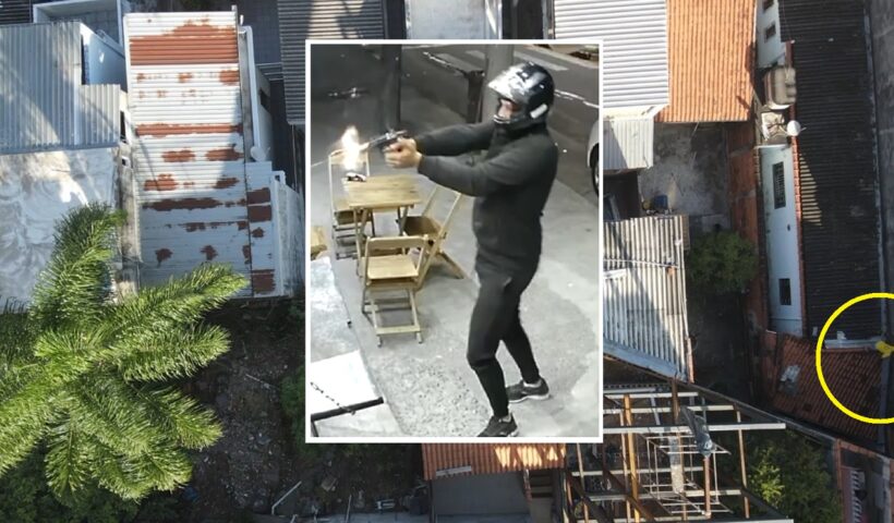 Com drone, polícia prende suspeito de homicídio em São José