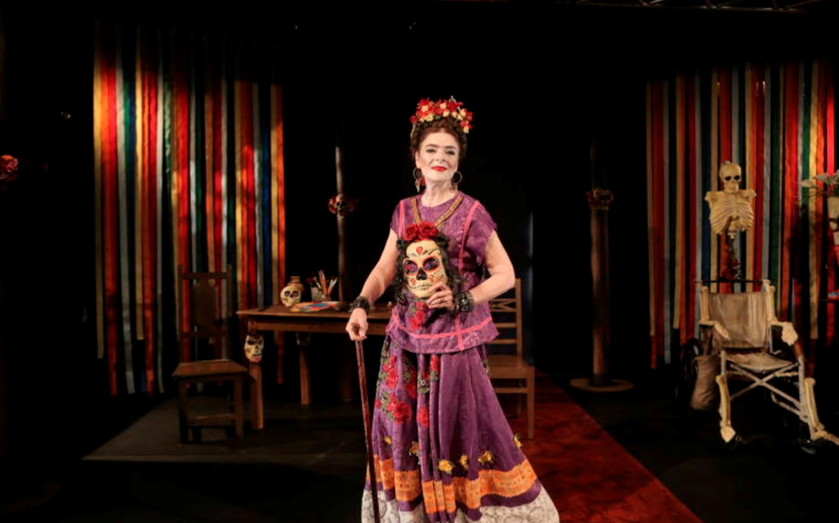 Christiane Tricerri que dá vida a Frida Kahlo