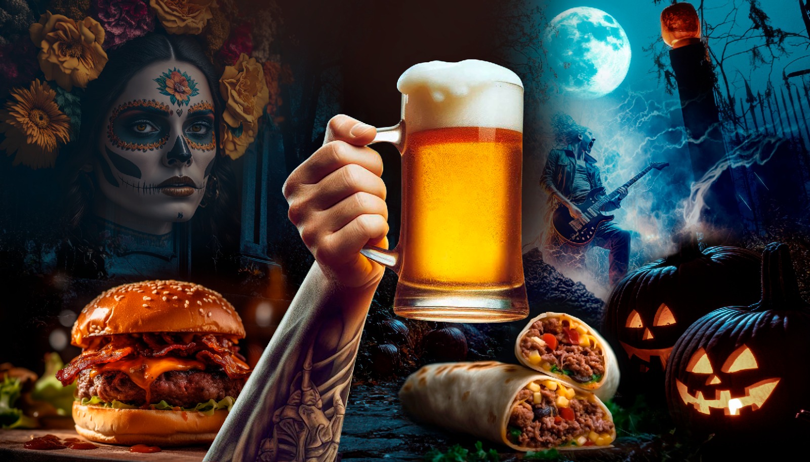 "Beer De Los Muertos" marca o encerramento das festivades do Halloween na cidade de Taubaté