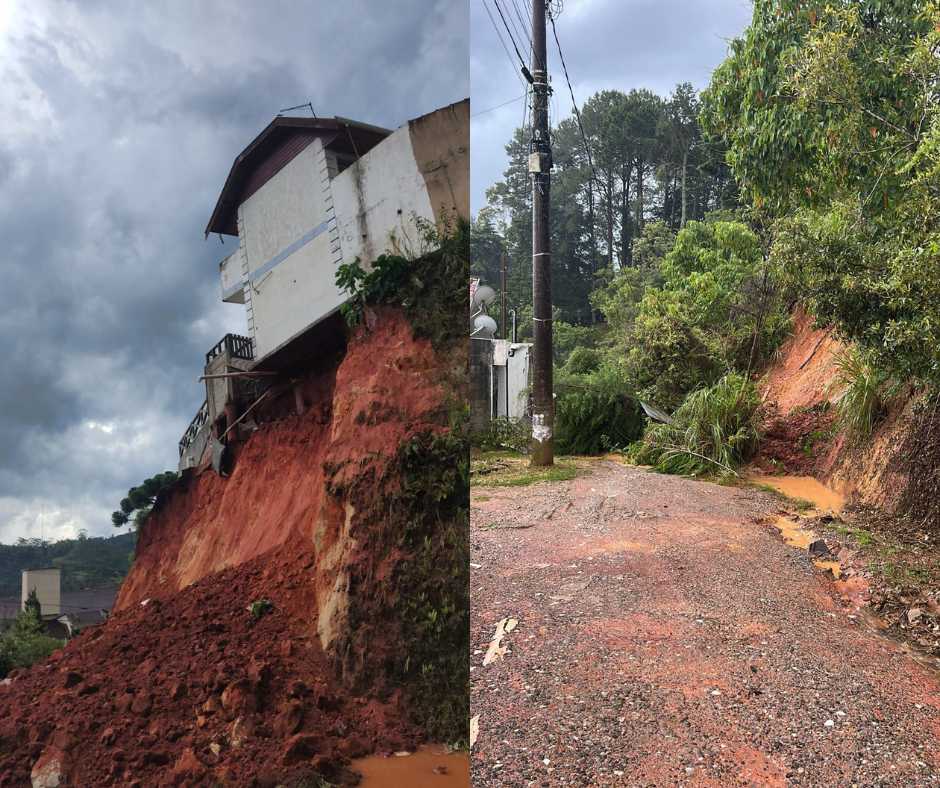 Final de semana é marcado por chuva de granizo, enchentes, deslizamentos e mortes na RMVale 