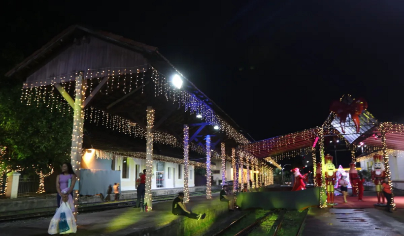 Feira de gastronomia e artesanato são destaques da estação de Natal em Jacareí