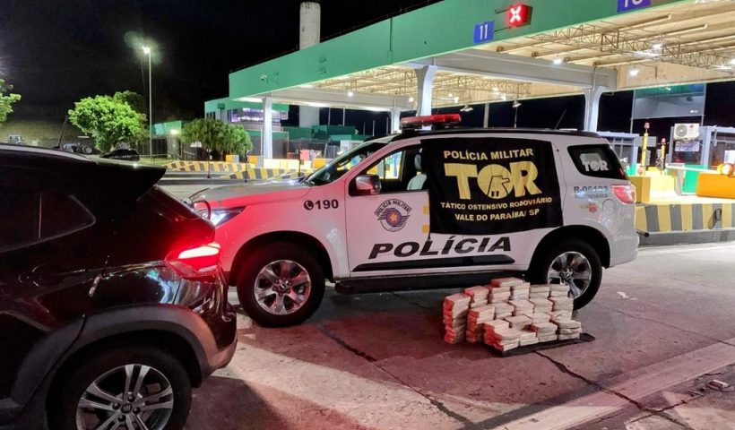 Suspeito é preso com 100 kg de drogas na Carvalho Pinto, em São José