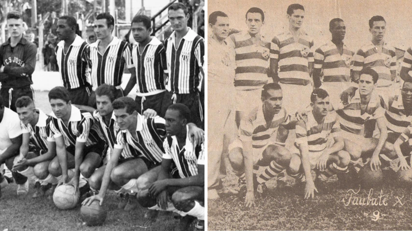 Elenco do Formigão do Vale de 1964 e elenco do EC Taubaté de 1955