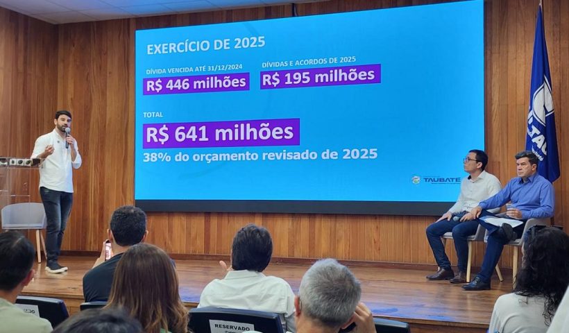Prefeitura de Taubaté tem mais de R$ 440 milhões em dívidas vencidas
