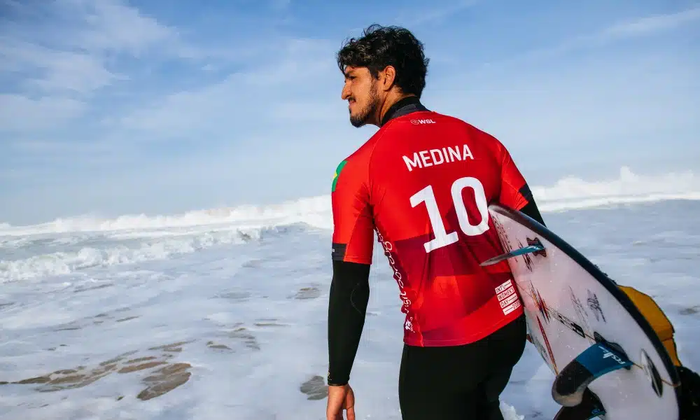 Gabriel Medina durante a WSL 2023