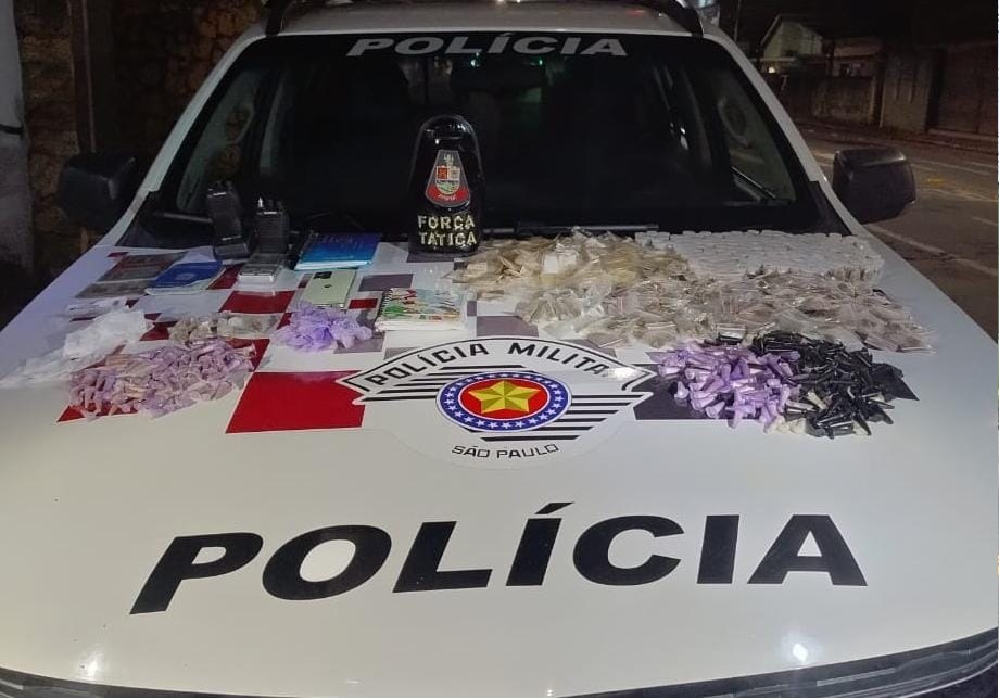 PM prende indivíduo por tráfico no bairro Tamandaré em Guaratinguetá