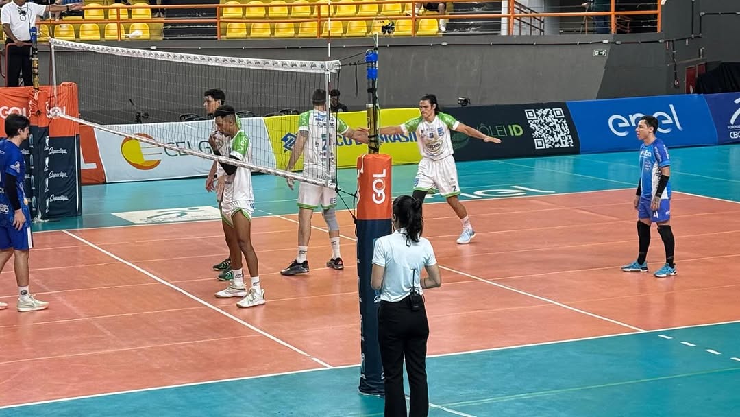 Jogo entre Vôlei São José e Neorologia-GO pela Superliga Nacional 2024/2025