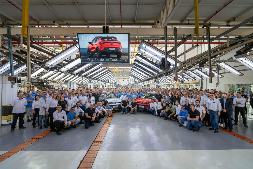 Volkswagen lança SUVW Tera em Taubaté com R$ 3,23 bi e 2.860 empregos