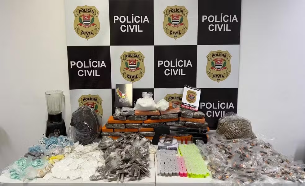 Polícia Civil desmantela laboratório clandestino em São José e apreende mais de 20kg de drogas