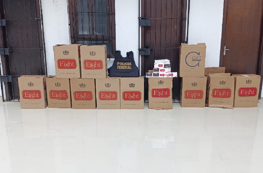 Polícia Federal apreende 6 mil maços de cigarros contrabandeados em Roseira