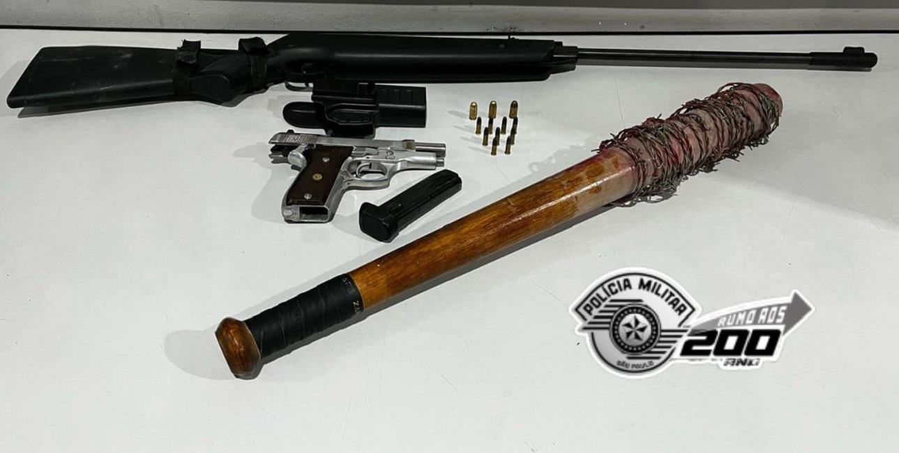 Homem é preso por disparos e tem armamento apreendido em Jacareí