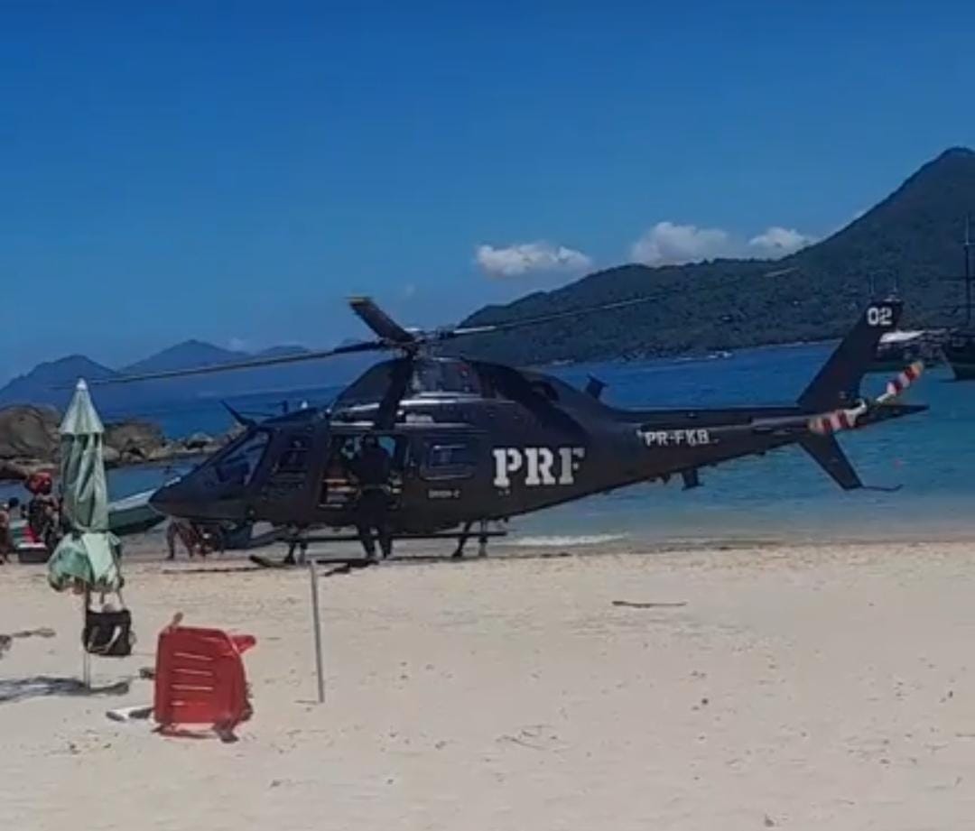 Resgate na Ilha do Prumirim, em Ubatuba