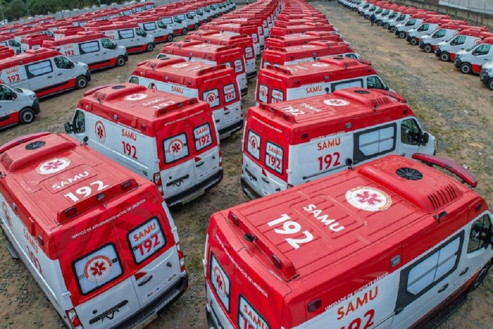 Governo Federal entrega 15 ambulâncias ao SAMU do Vale do Paraíba