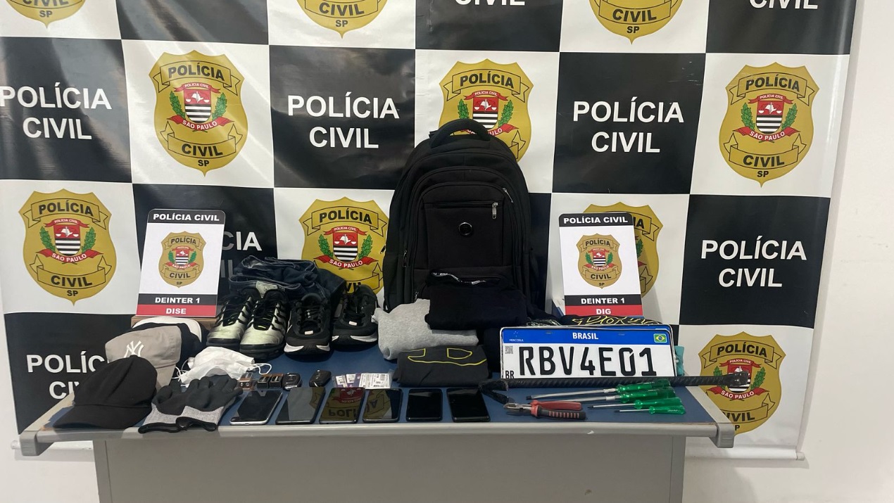 Três são presos após tentativa de furto a banco em São Sebastião