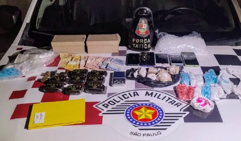 Homem é preso por tráfico de drogas durante patrulhamento em Aparecida