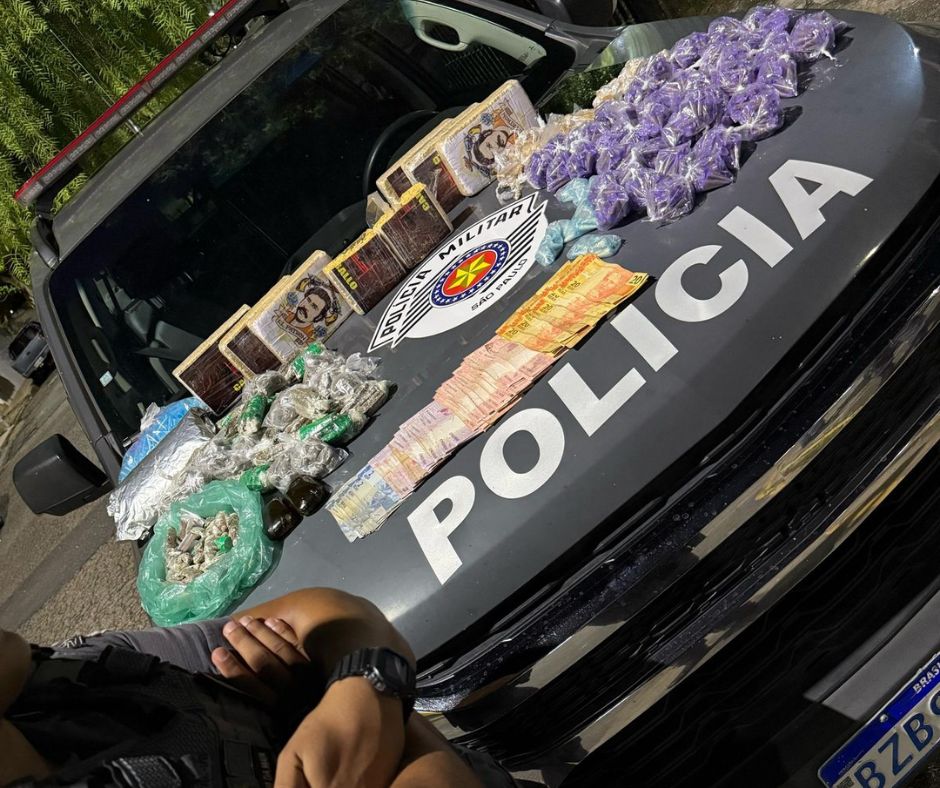 Em combate ao tráfico de drogas BAEP prende indivíduo ligado a facção criminosa em Lorena