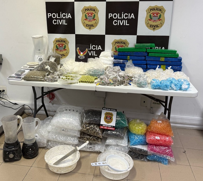 Cinco pessoas foram presas em operação de combate ao tráfico de drogas na Zona Sul de São José dos Campos