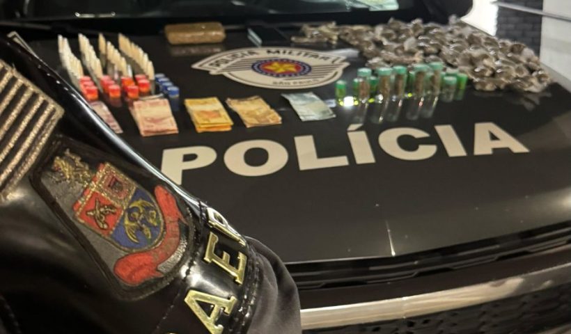 Homem é preso por tráfico de drogas no bairro Pedregulho, em Guaratinguetá