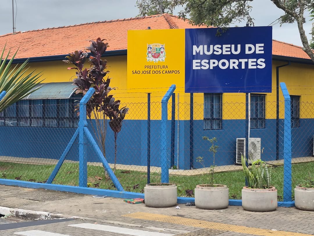 Fachada do novo endereço do Museu de Esportes de São José dos Campos