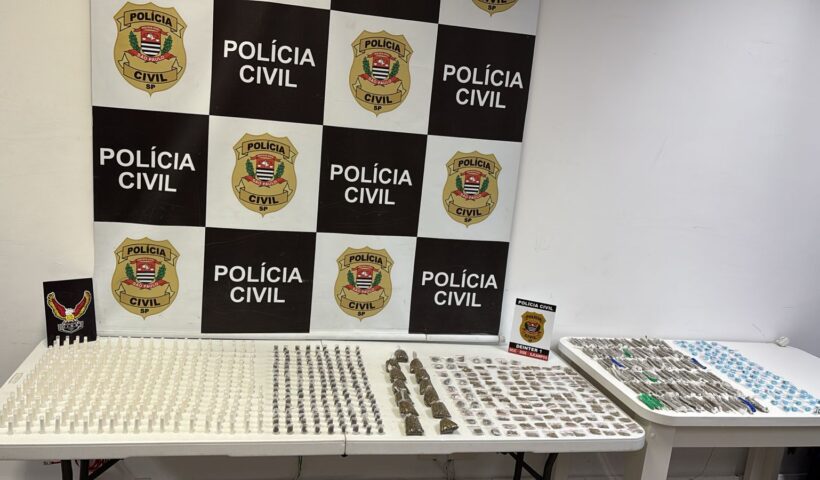 Polícia prende trio por tráfico e apreende drogas na zona sul de São José dos Campos
