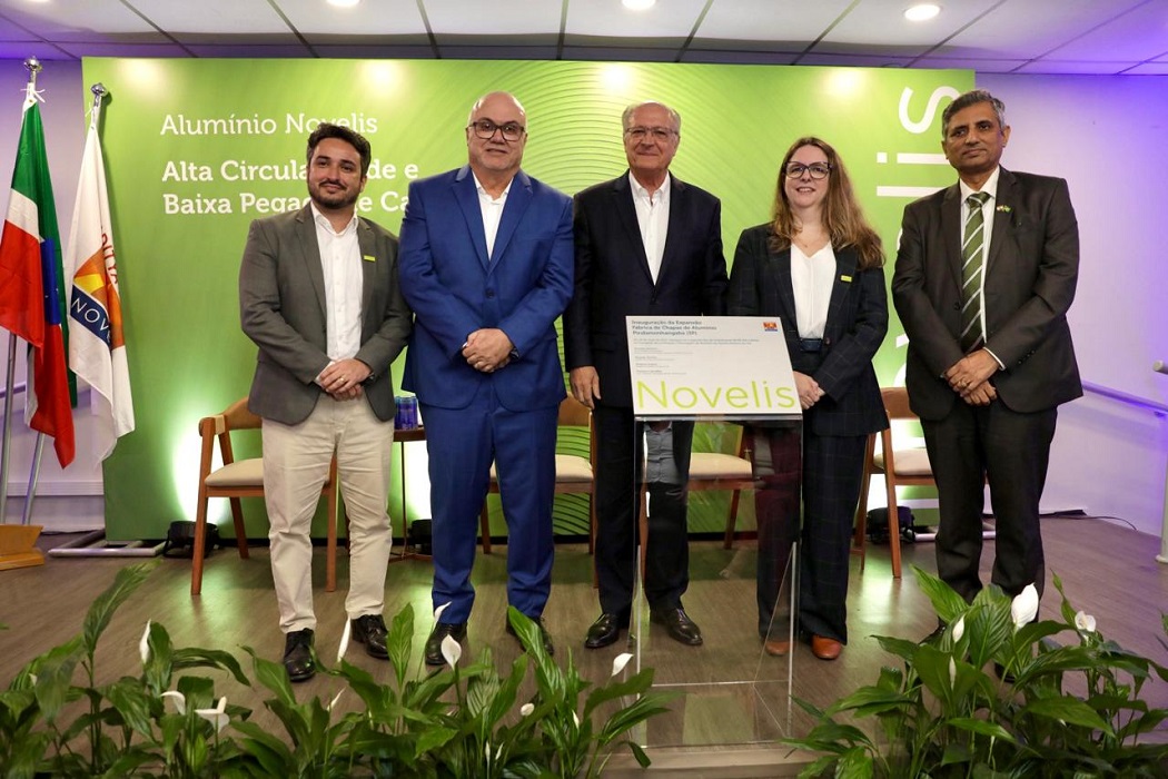 Alckmin inaugura nova fase da Novelis em Pindamonhangaba