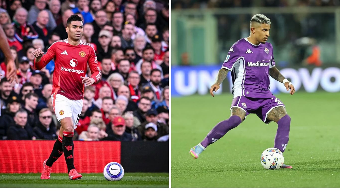 Joseense Casemiro (esquerdo) e o taubateano Dodô (direita) estão na pré-lista de Carlo Ancelotti