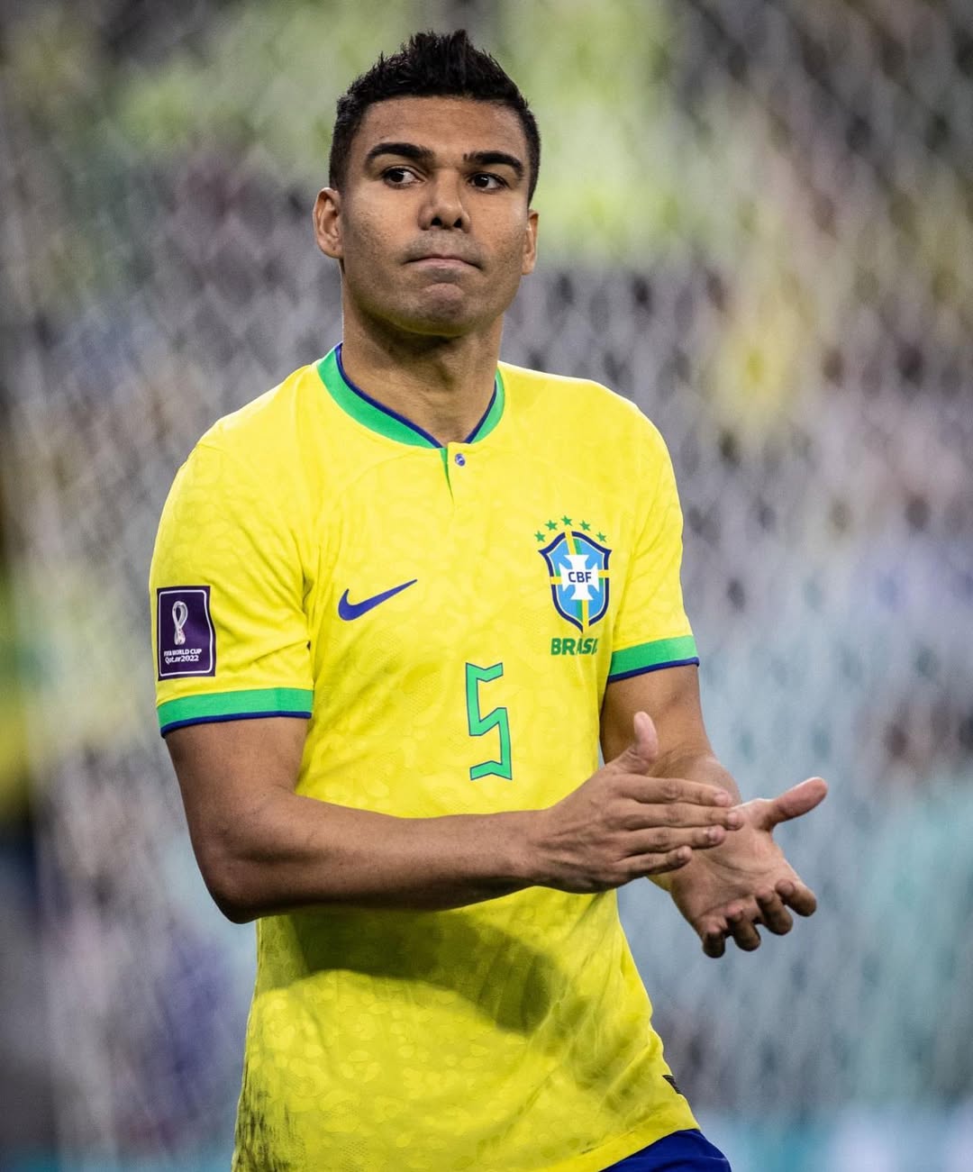 Casemiro durante a Copa do Mundo de 2022