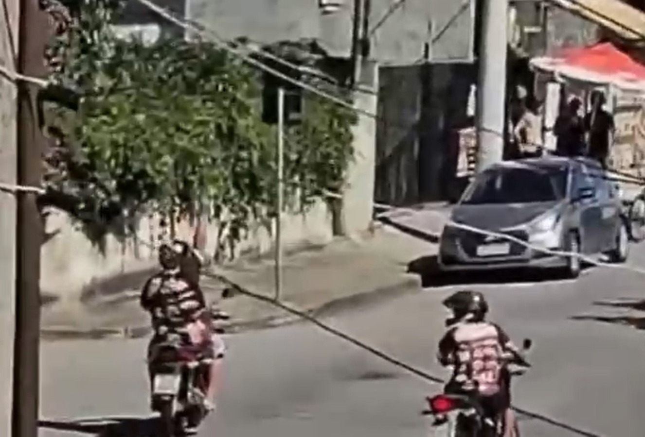Motociclista atira pro alto após jogo entre Mourisco e Juventus