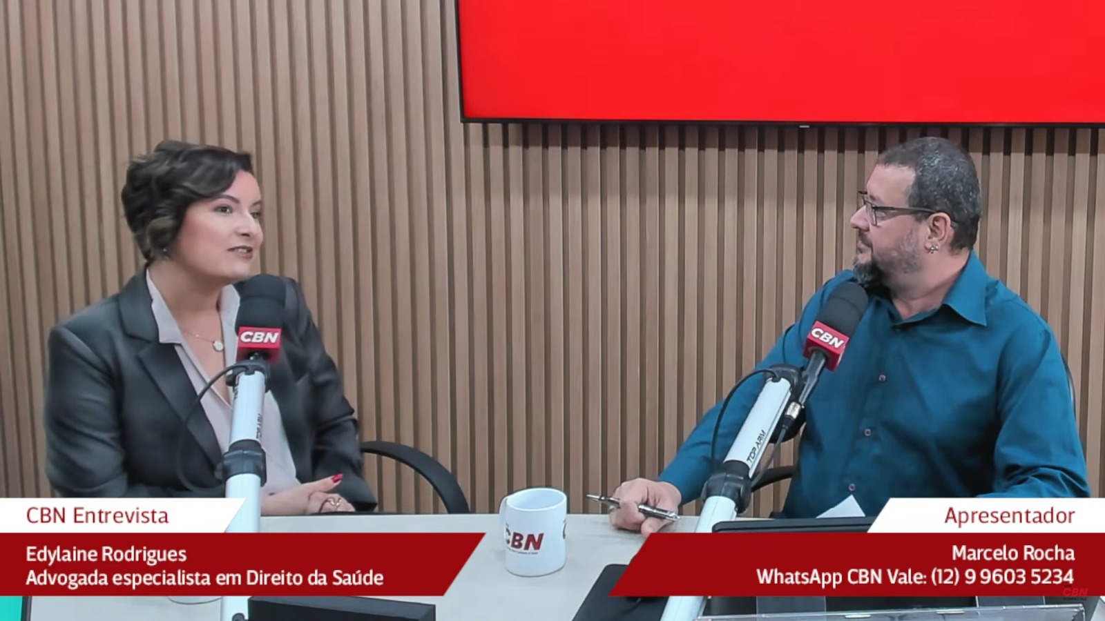 Advogada Edylene Santana em entrevista ao CBN Na Rede do dia 28 de maio de 2025