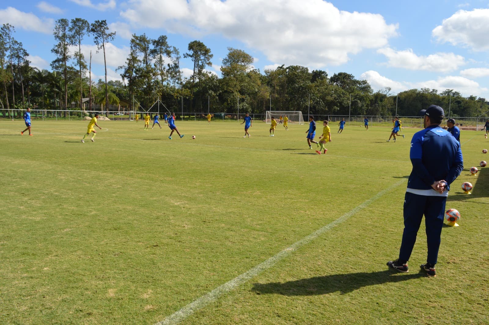 Treinamento do São José EC visando a Copa Paulista no Ninho da Águia