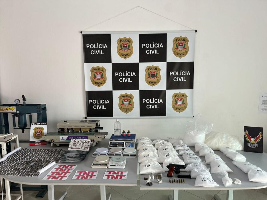 Polícia Civil desmantela laboratório de refino de cocaína em Jacareí e prende suspeito em flagrante