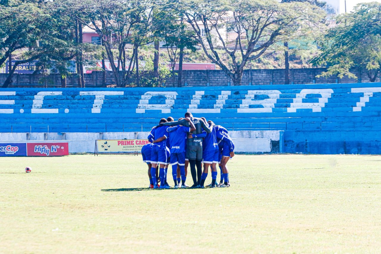 Jogadores do EC Taubaté durante a intertemporada da Copa Paulista