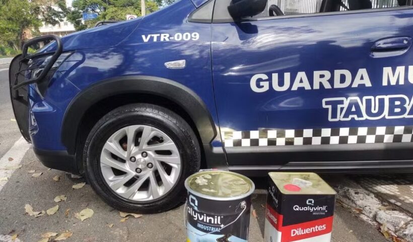 Funcionário é preso após furtar tinta da Prefeitura de Taubaté