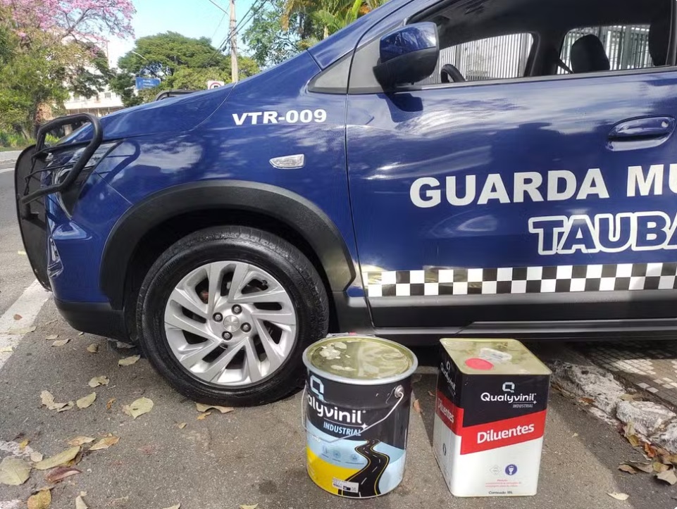 Funcionário é preso após furtar tinta da Prefeitura de Taubaté
