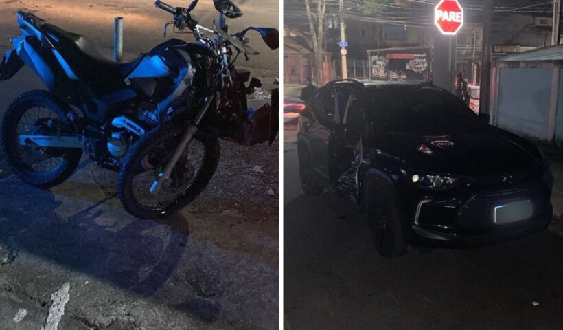 Jovem morre após colisão entre carro e moto na zona norte de SJC