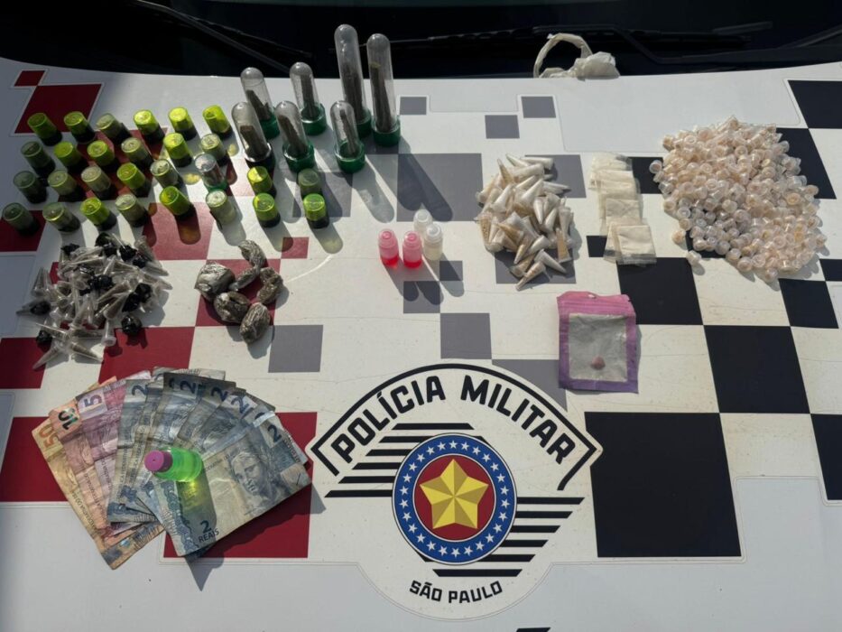 Polícia Militar apreende grande quantidade de drogas em Guaratinguetá