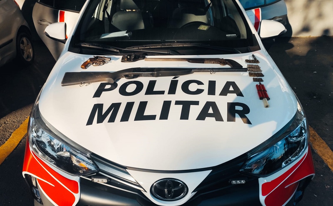 Polícia apreende armas e munições em chácara na Zona Sul de SJC