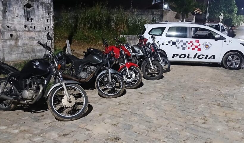 PM recupera cinco motos furtadas e apreende dois adolescentes no Vale