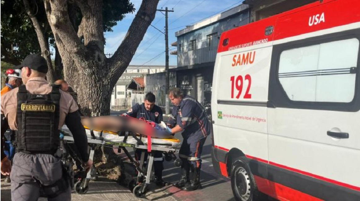 Um grave acidente ferroviário registrado na tarde desta quinta-feira (17) resultou na morte de um ciclista em uma passagem de pedestres no bairro Campo Belo, em Pindamonhangaba (SP