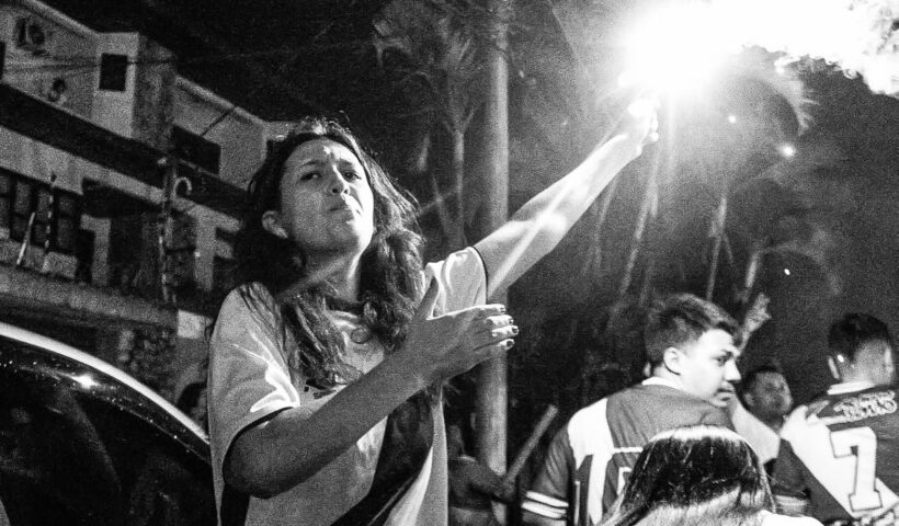 Maria Júlia Dolcinotti, torcedora símbolo do EC Taubaté e integrante da diretoria da torcida organizada Os Jecas