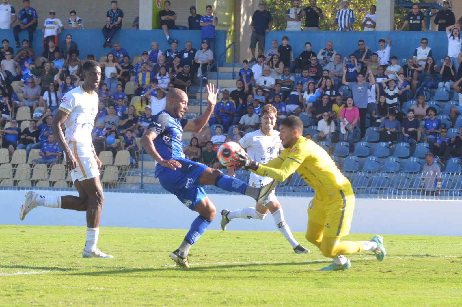 Jogo entre São José EC e São Caetano pela sétima rodada da Copa Paulista