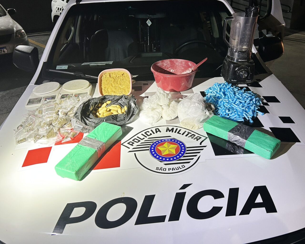 Apreensão de drogas no Sítio Bom Jesus, zona rural de São José dos Campos